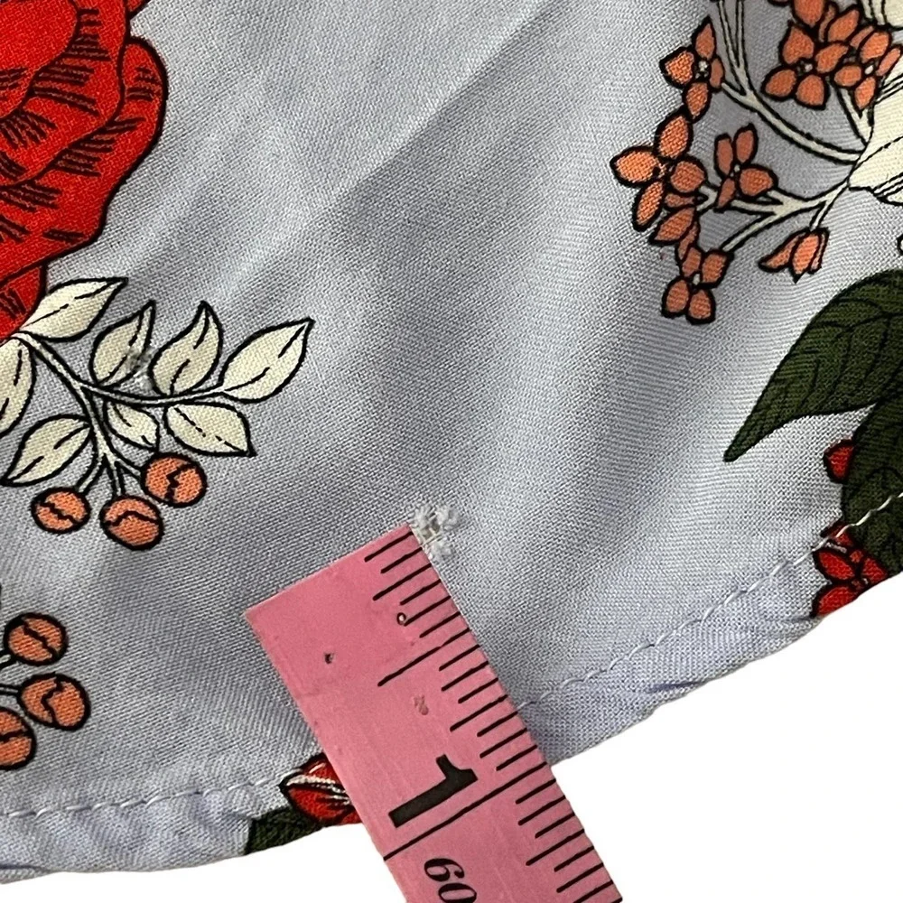 Torrid Floral Mini Challis Skater Dress Size 1X - Picture 10 of 12